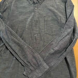 Patagonia Men's Button-Down Shirt in Slate Blue